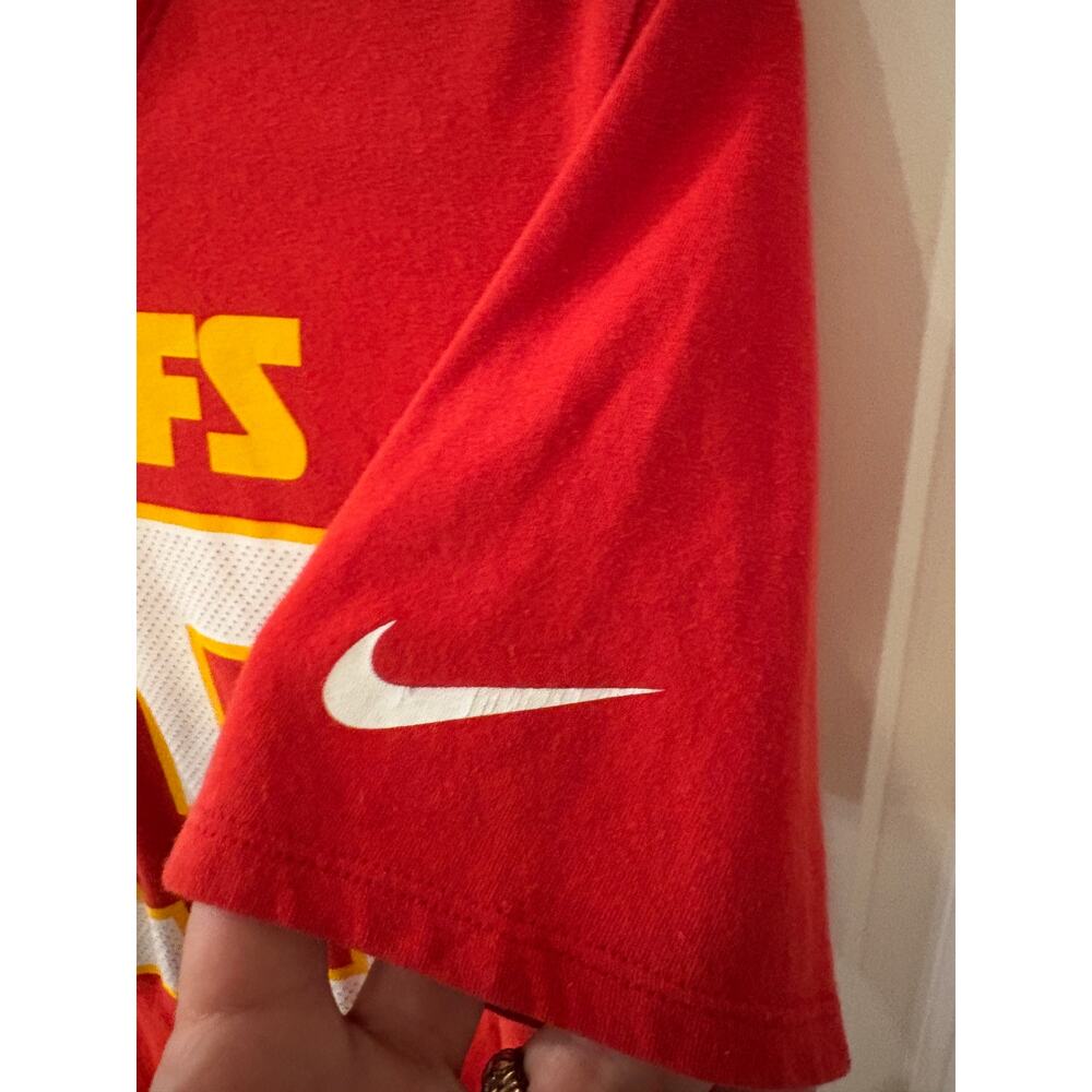 Patrick Mahomes Nike Kansas City Chiefs #15 Red T-Shirt Size M - Picture 6 of 16